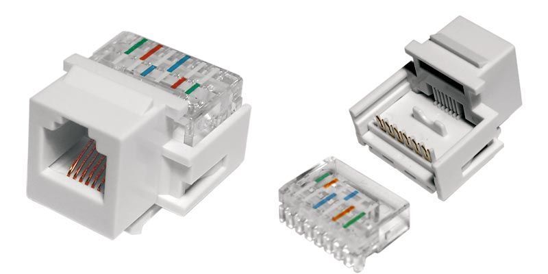 Hyperline KJ1-6P6C-C2-90-WH