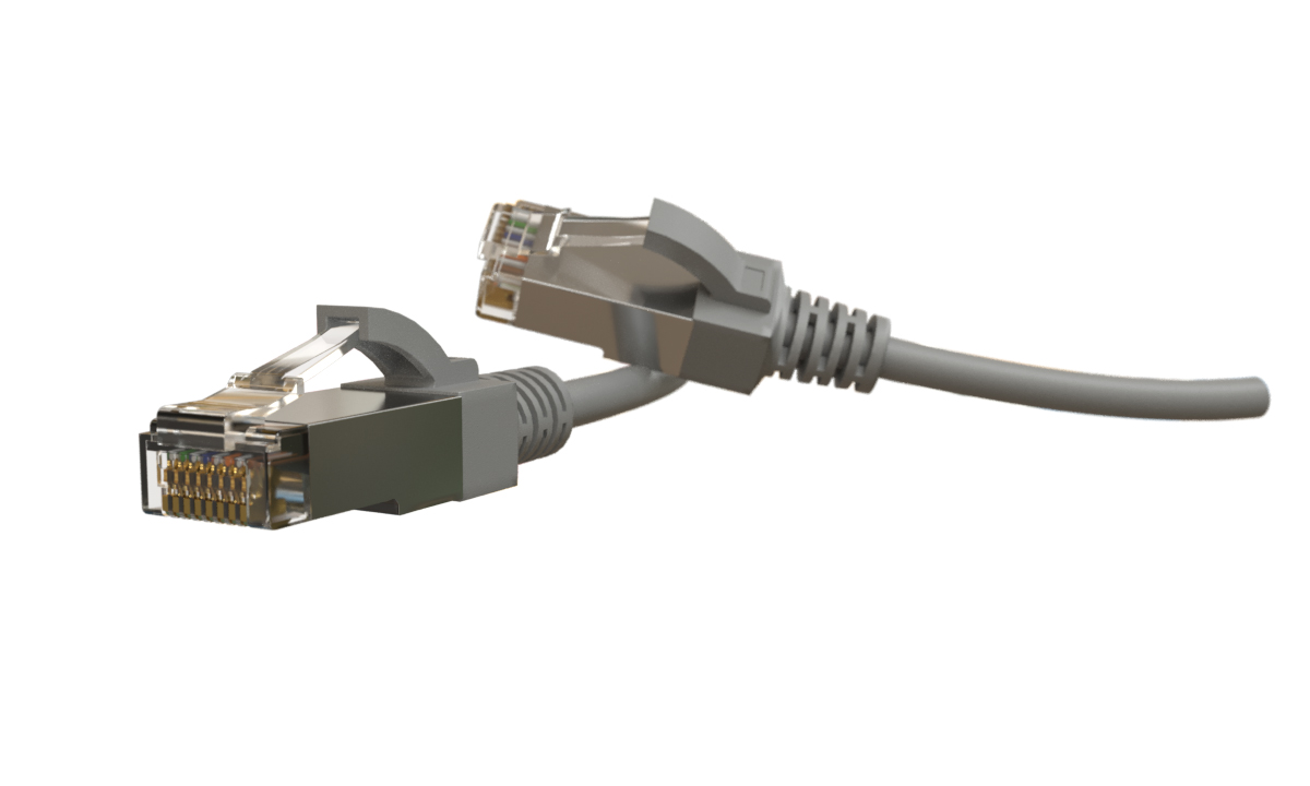 Hyperline PC-LPT-SFTP-RJ45-RJ45-C6-3M-LSZH-GY