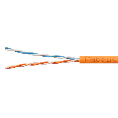 Cabeus UTP-2P-Cat.5e-SOLID-LSZH-OR-20