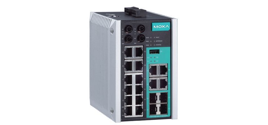 Moxa EDS-518E-MM-ST-4GTXSFP
