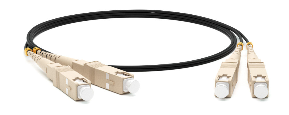 Hyperline FC-D2-50-SC/PR-SC/PR-H-50M-LSZH-BK