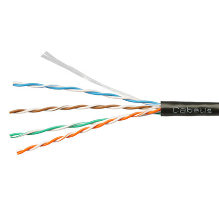 Cabeus UTP-4P-Cat.5e-SOLID-OUT-LSZH-UV-20
