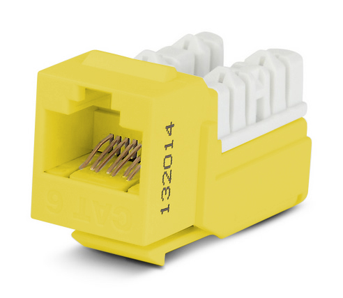 Hyperline KJNE-8P8C-C6-90-YL