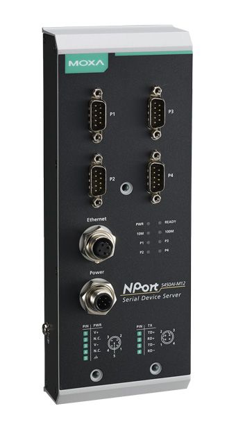 Moxa NPort 5450AI-M12-CT-T