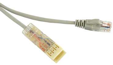 Hyperline PC-110-RJ45-2P-CX-3M-LSZH-GY