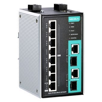 Moxa EDS-P510A-8PoE-2GTXSFP-T
