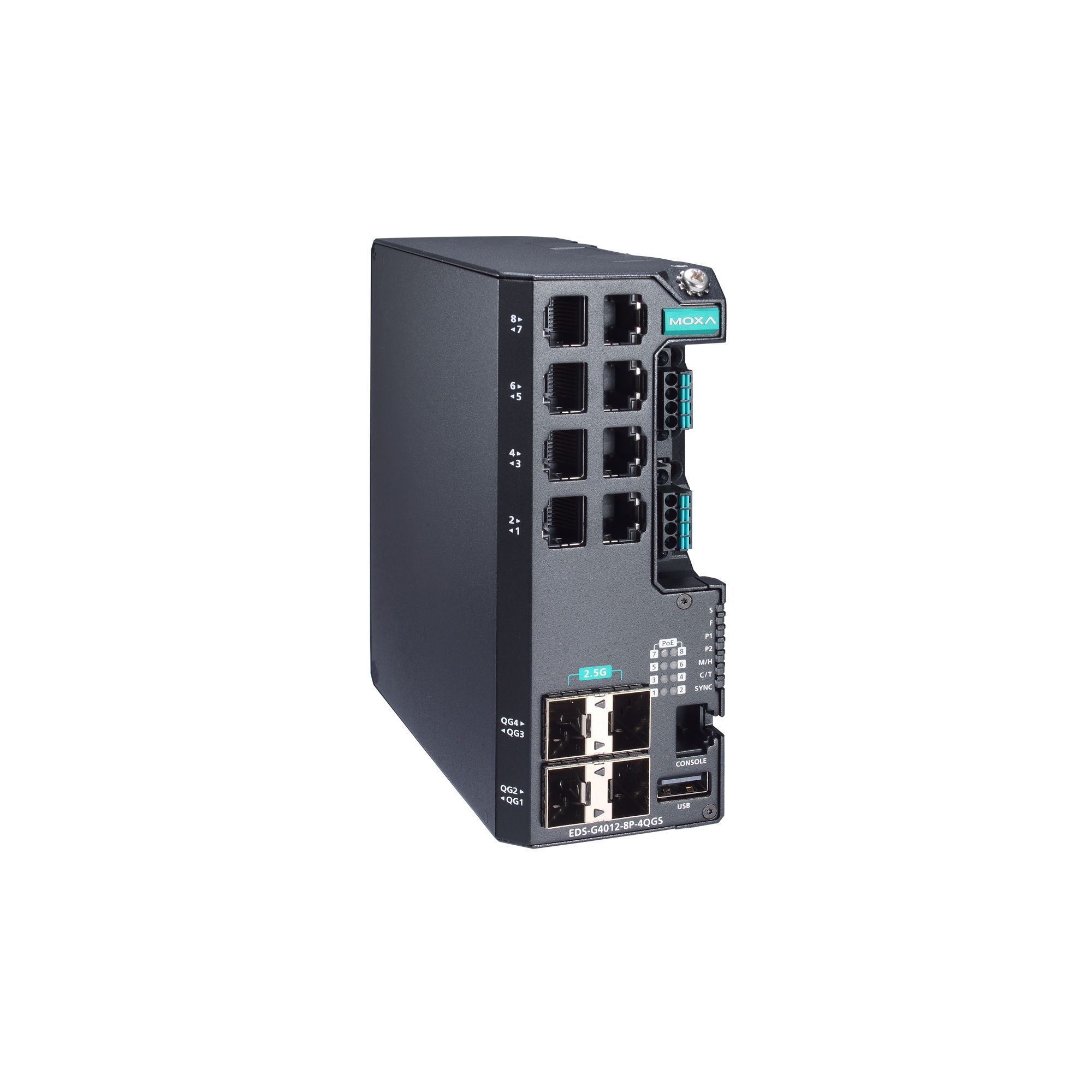 Moxa EDS-G4012-8P-4QGS-LVB