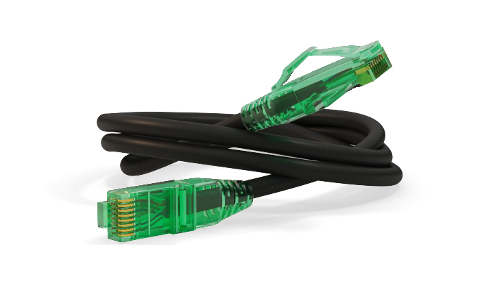 Hyperline PC-LPM-UTP-RJ45-RJ45-C6a-20M-LSZH-BK