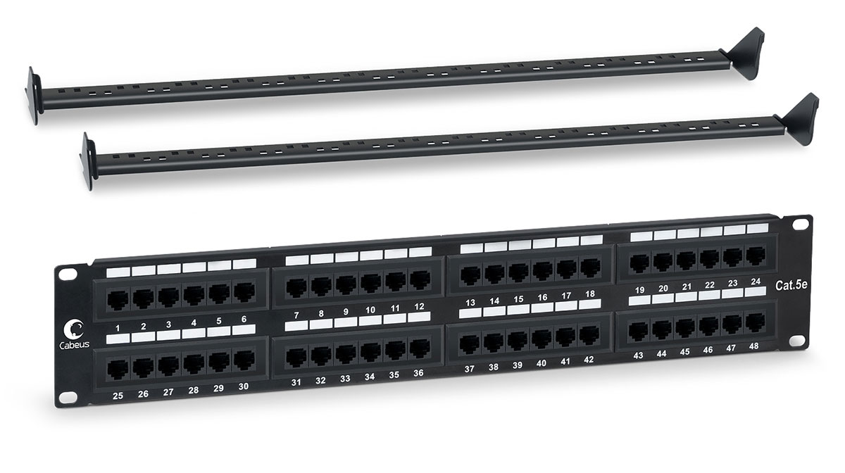 Cabeus PL-48-Cat.5e-Dual
