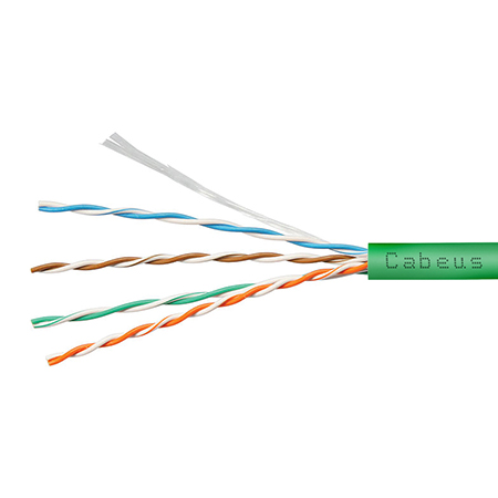 Cabeus UTP-4P-Cat.5e-SOLID-LSZH-GN-20