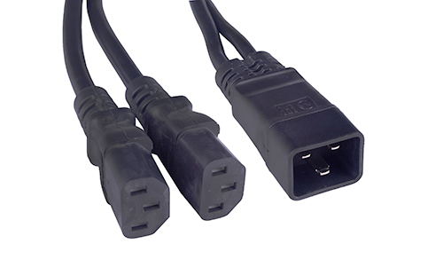 Cabeus PC-IEC20-2xIEC13-1.5-0.3M