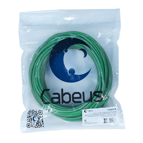 Cabeus FTP-4P-Cat.5e-SOLID-LSLTx-GN-20
