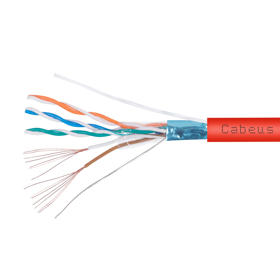 Cabeus FTP-4P-Cat.5e-PATCH-LSZH-RD