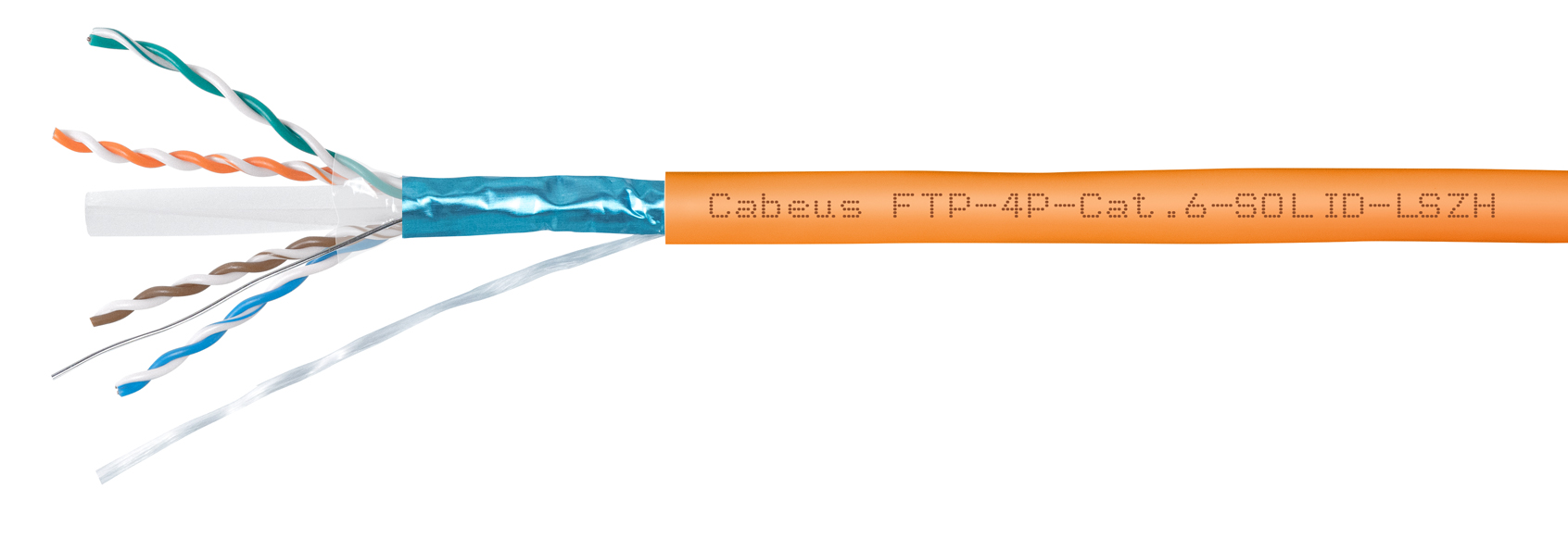 Cabeus FTP-4P-Cat.6-SOLID-LSZH-100