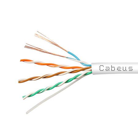 Cabeus UTP-4P-Cat.5e-PATCH-WH