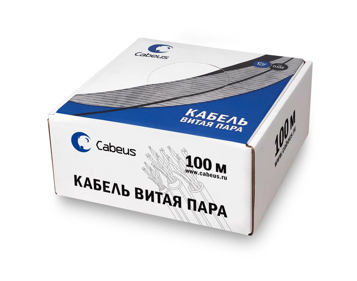 Cabeus FTP-4P-Cat.5e-SOLID-LSLTx-GN-100