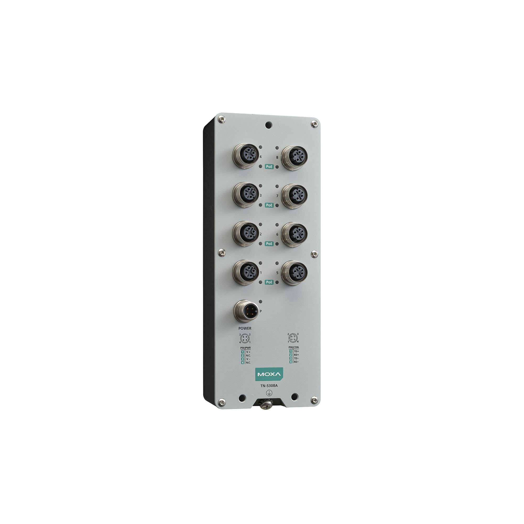 Moxa TN-5308A-8PoE-WV-CT-T