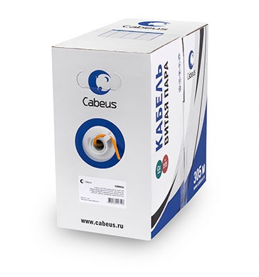 Cabeus UTP-4P-Cat.5e-SOLID-LSZH-OR-LIGHT