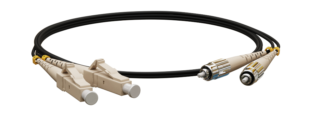 Hyperline FC-D2-62-LC/PR-ST/PR-H-5M-LSZH-BK
