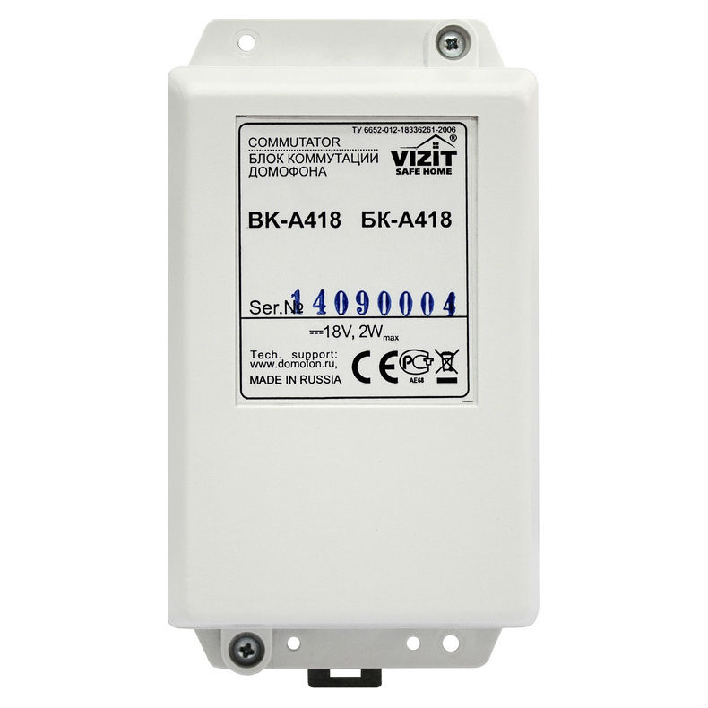 VIZIT БК-A418