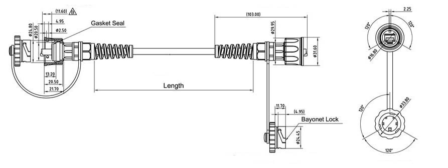 Hyperline PC-IE-LPM-STP-RJ45-RJ45-C6-1M-BK