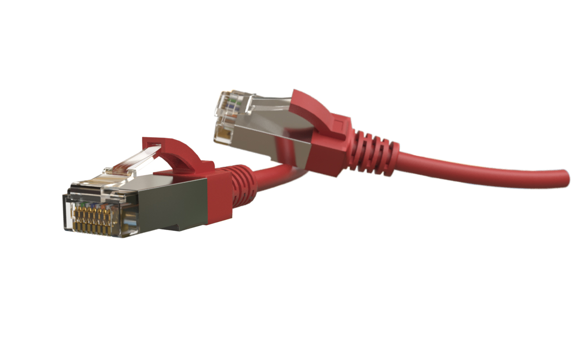 Hyperline PC-LPT-SFTP-RJ45-RJ45-C6-2M-LSZH-RD
