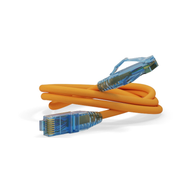 Hyperline PC-LPM-UTP-RJ45-RJ45-C6-0.5M-LSZH-OR