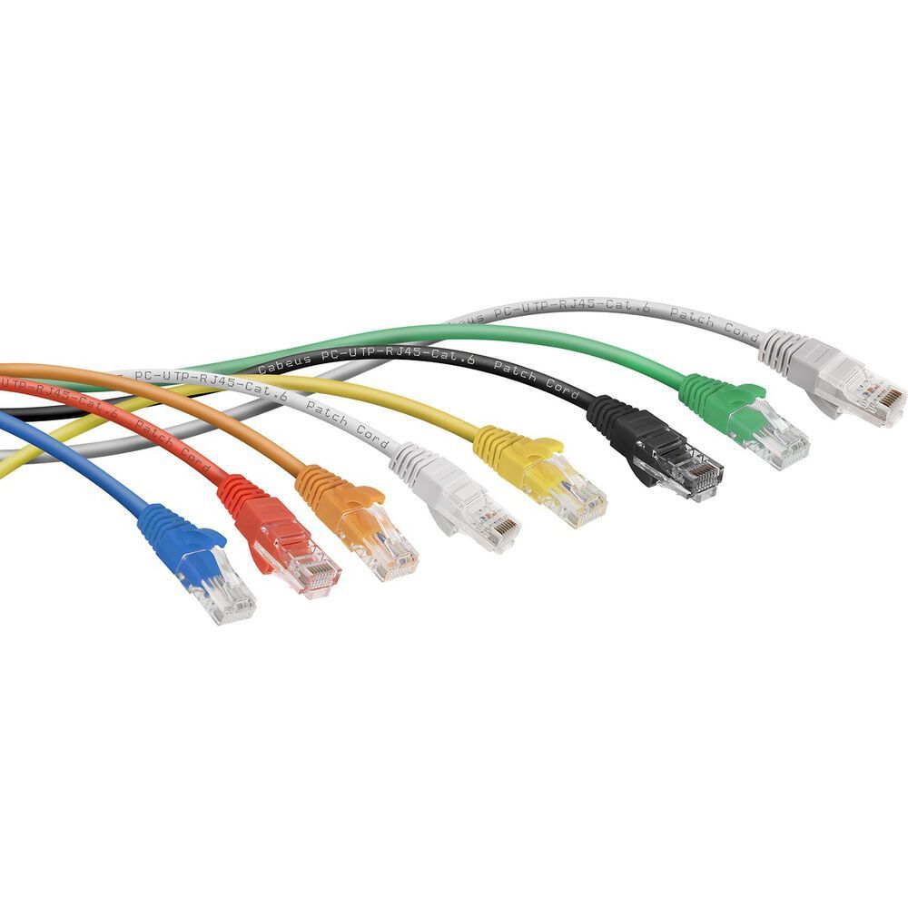Cabeus PC-UTP-RJ45-Cat.6-2m-GN-LSZH