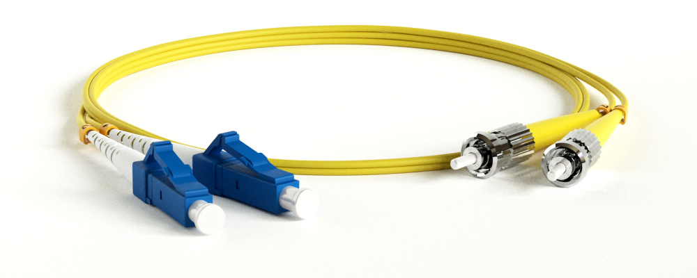 Hyperline FC-D2-9-LC/UR-ST/UR-H-1M-LSZH-YL
