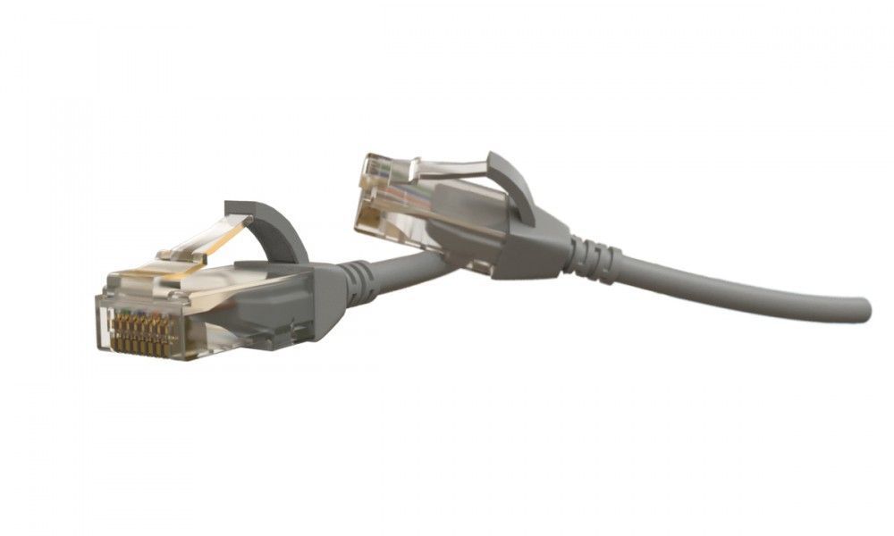 Hyperline PC-LPT-UTP-RJ45-RJ45-C6a-5M-LSZH-GY