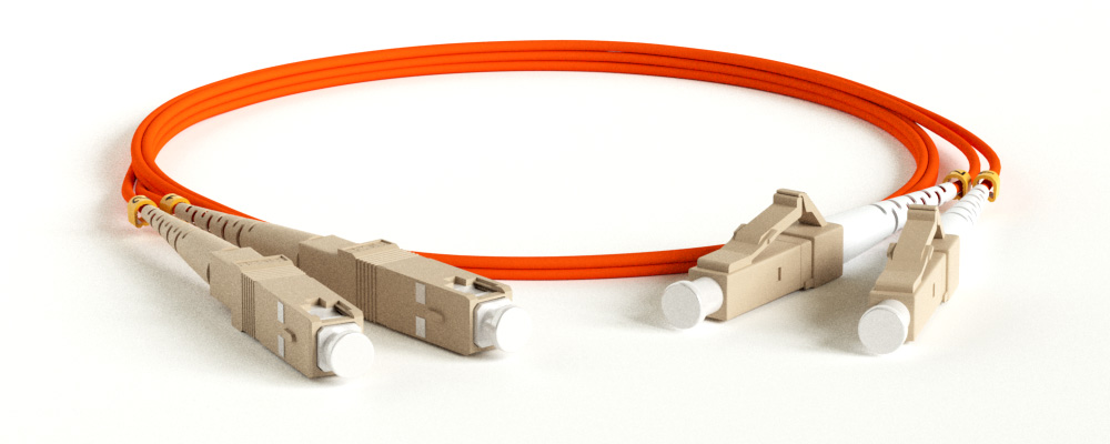 Hyperline FC-D2-62-LC/PR-SC/PR-H-2M-LSZH-OR