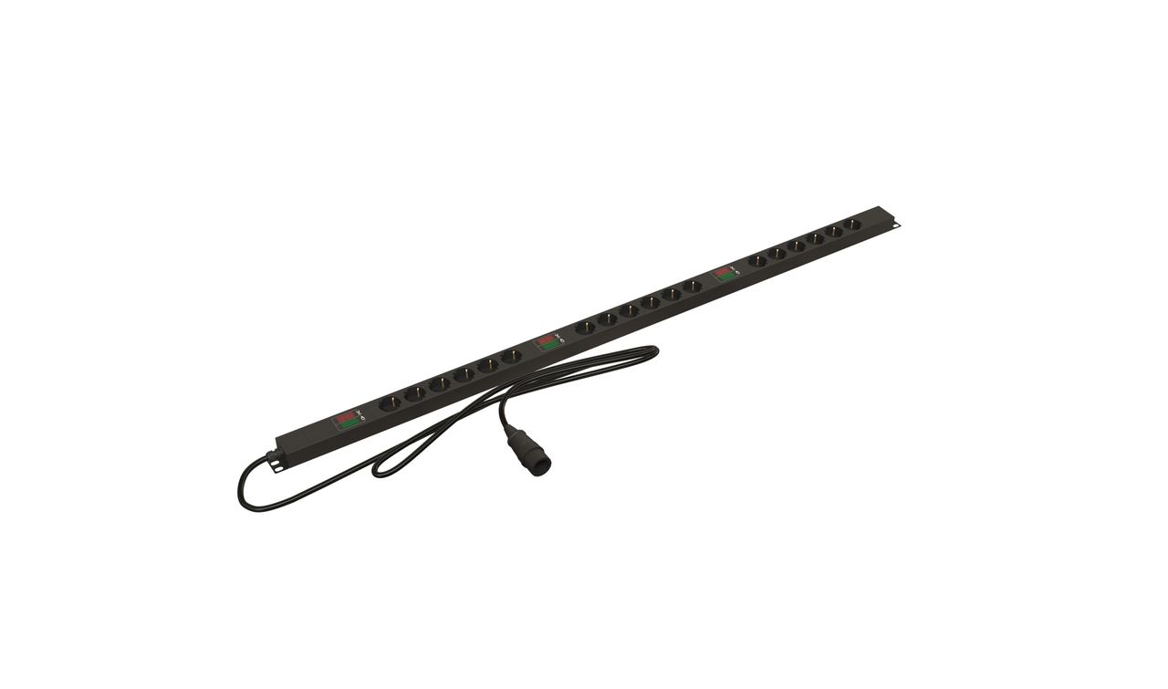 Hyperline SHE-18SH-A-3PVR