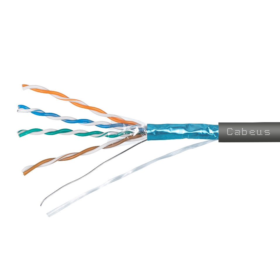 Cabeus FTP-4P-Cat.5e-SOLID-LSZH-BK