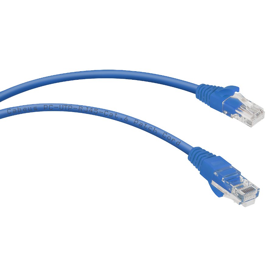 Cabeus PC-UTP-RJ45-Cat.6-2m-BL-LSZH
