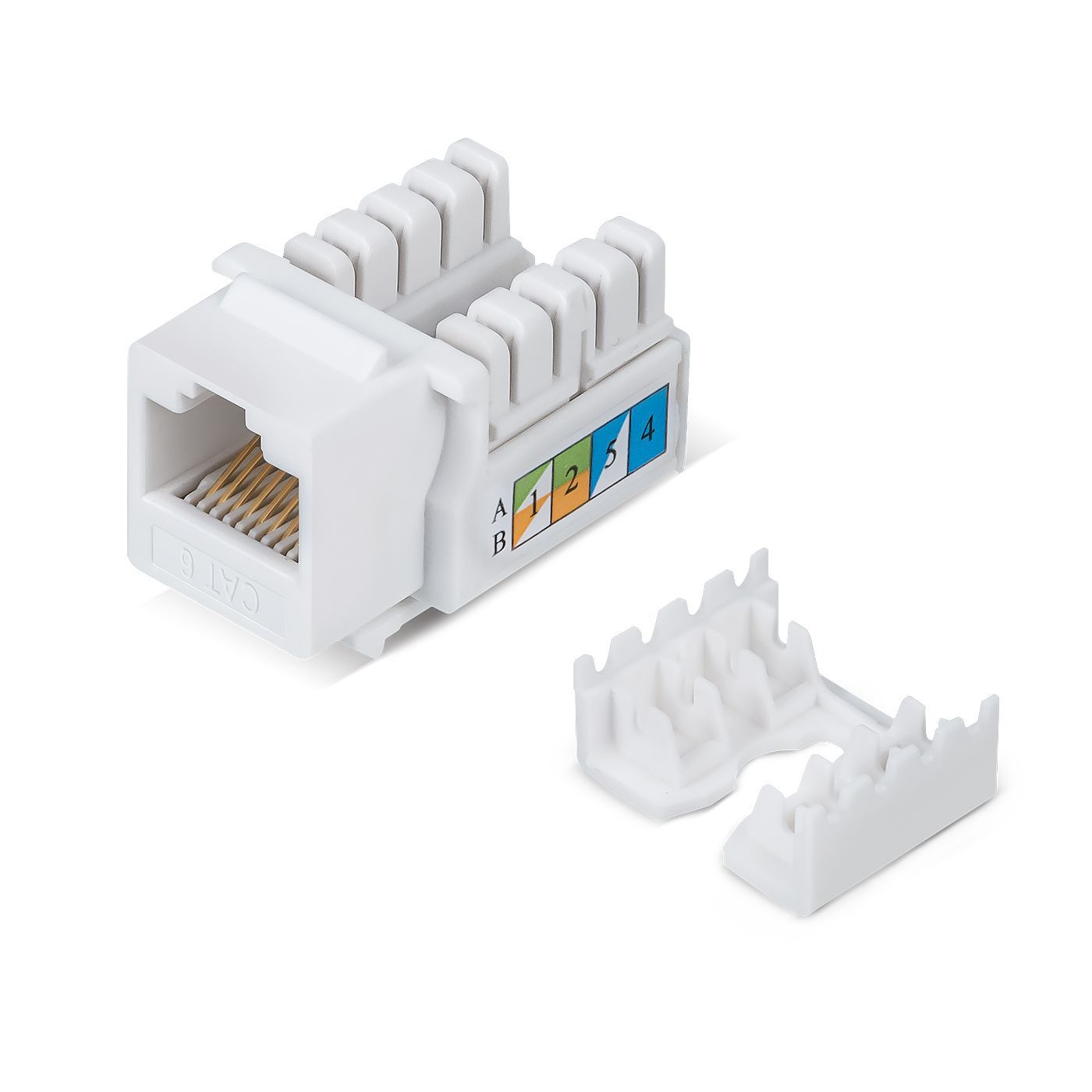 Cabeus KJ-RJ45-Cat.6-90