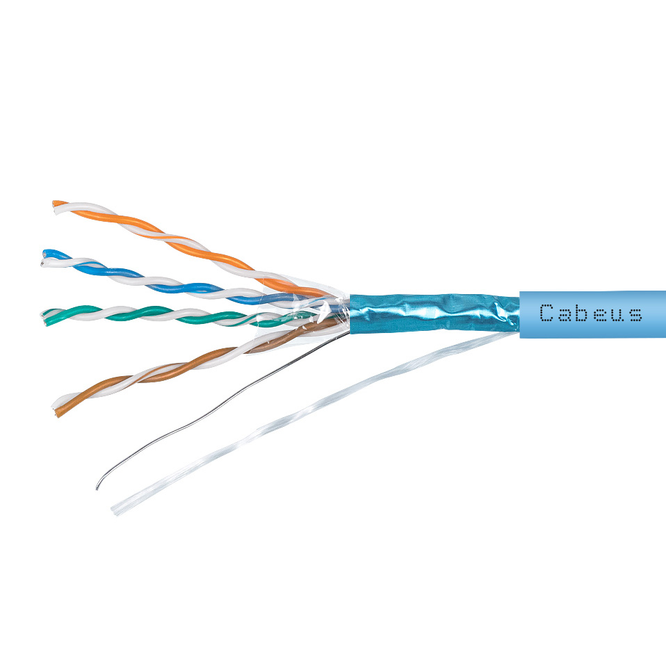 Cabeus FTP-4P-Cat.5e-SOLID-LSZH-BL