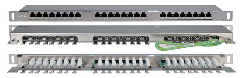 Hyperline PPHD-19-24-8P8C-C5E-SH-110D