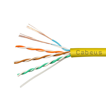 Cabeus UTP-4P-Cat.5e-PATCH-YL
