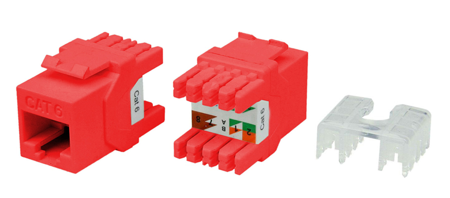 Hyperline KJ8-8P8C-C6-180-RD