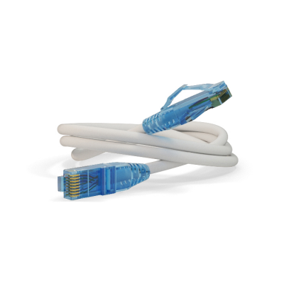 Hyperline PC-LPM-UTP-RJ45-RJ45-C6-0.5M-LSZH-WH