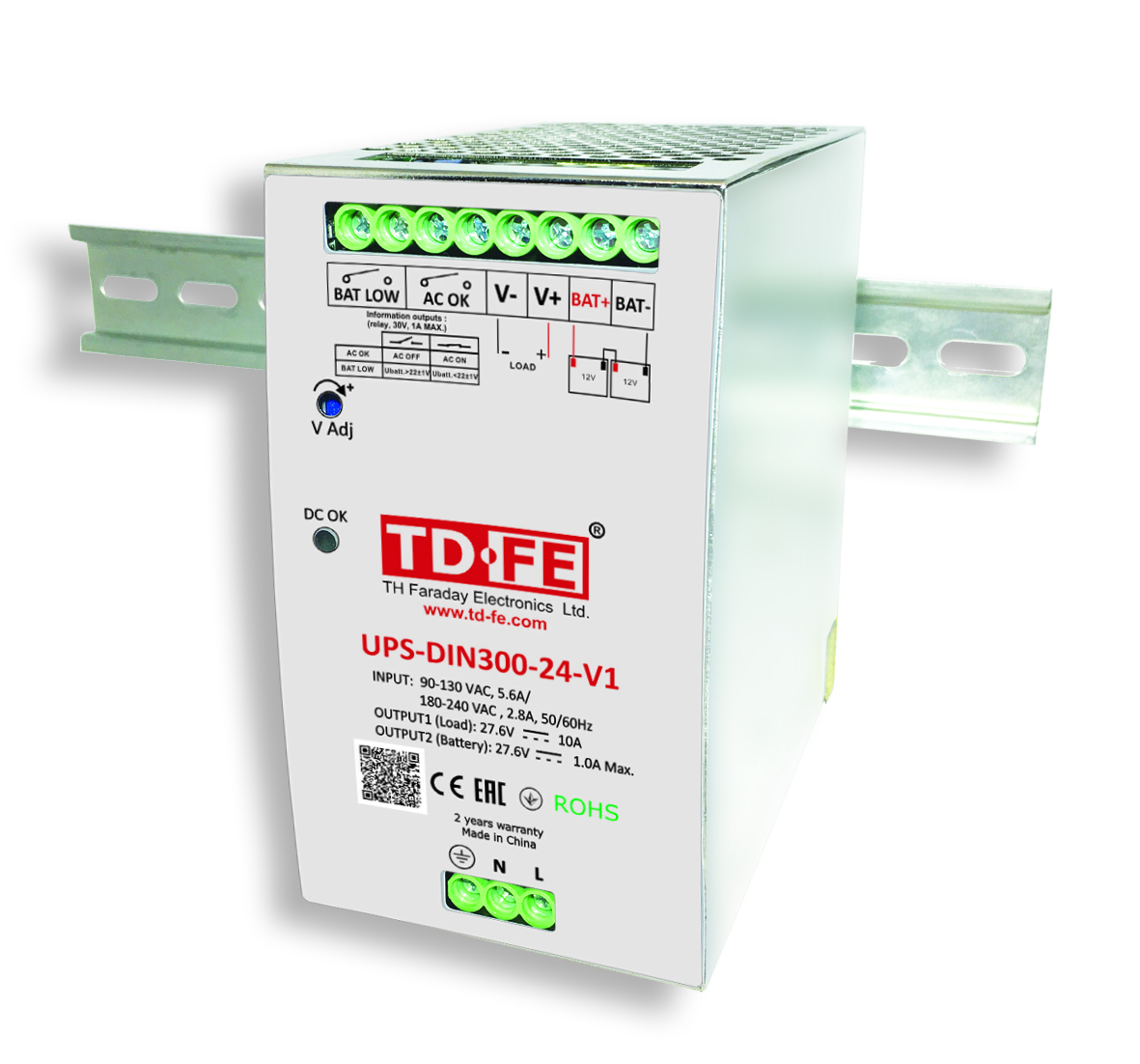 Faraday ББП UPS-DIN300-24-V1