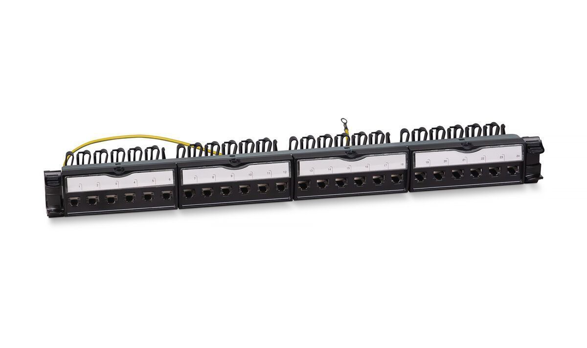 Cabeus PL-24-KJ-RJ45-Cat.6a-180T