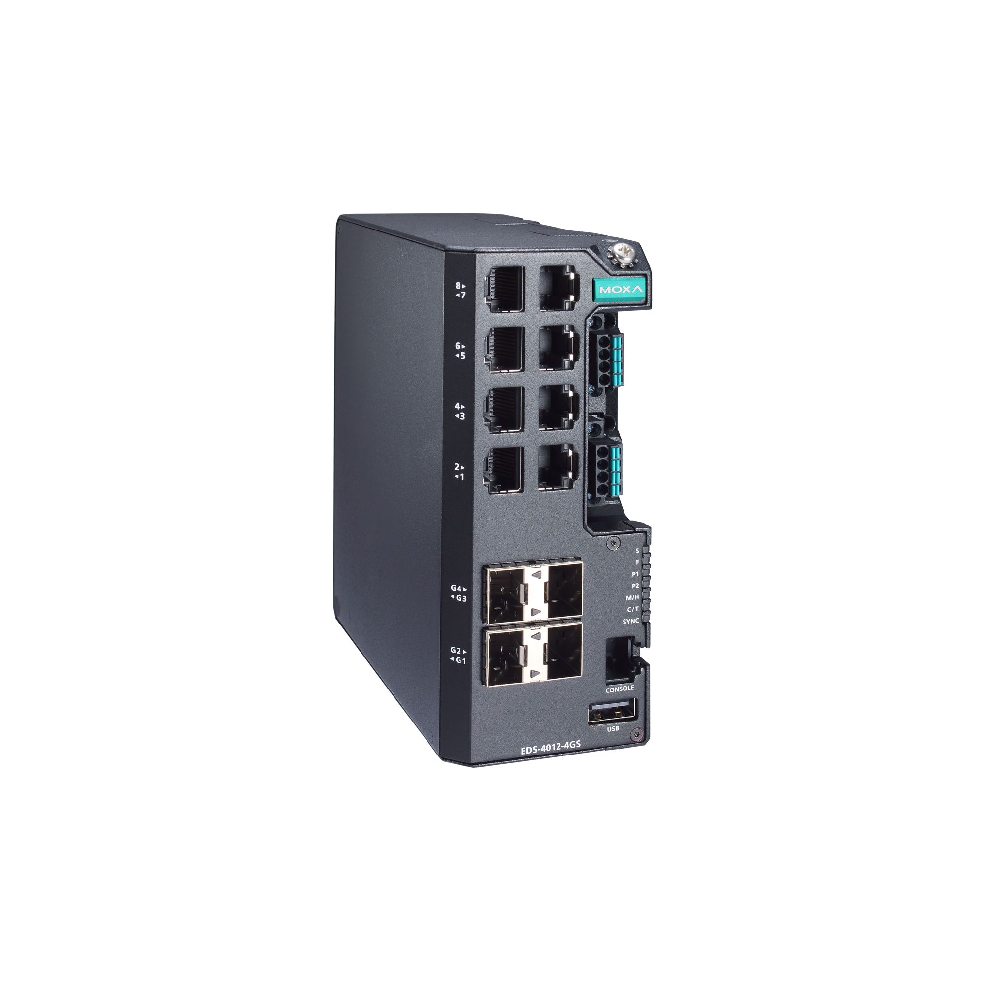 Moxa EDS-4012-4GS-LV-T