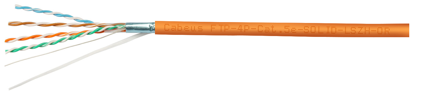 Cabeus FTP-4P-Cat.5e-SOLID-LSZH-20