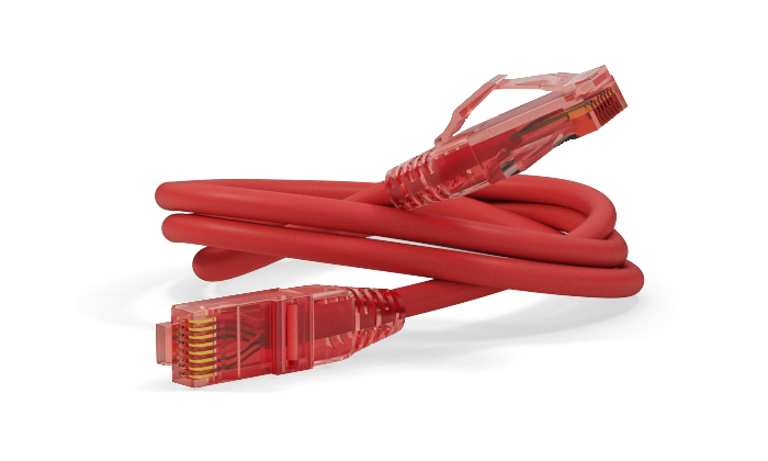 Hyperline PC-LPM-UTP-RJ45-RJ45-C5e-0.3M-LSZH-RD