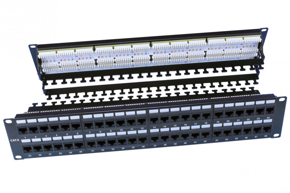 Hyperline PP3-19-48-8P8C-C6-110D