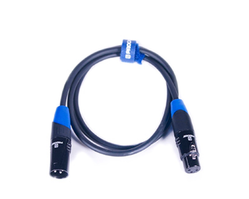 PROCAST Cable XLR(m)/XLR(f).0,5