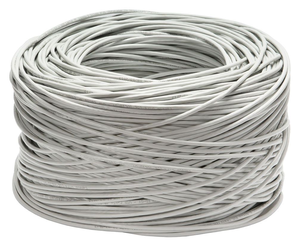 Cabeus UTP-4P-Cat.5e-SOLID-GY-100