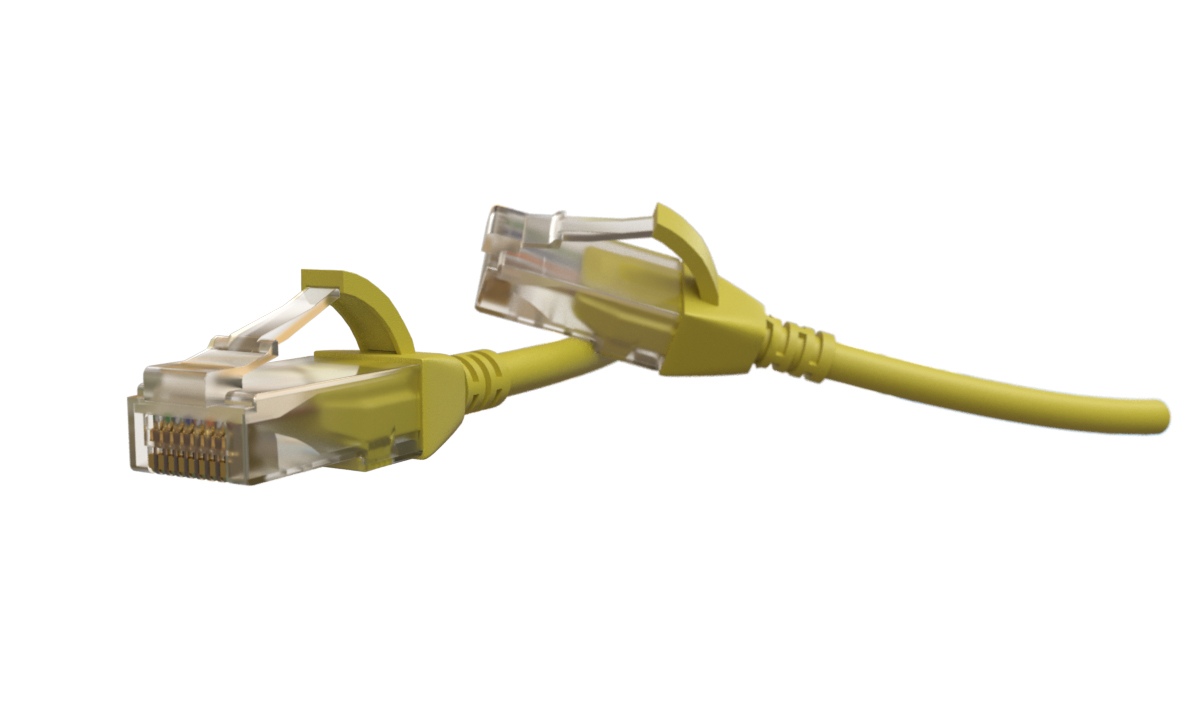 Hyperline PC-LPT-UTP-RJ45-RJ45-C6-3M-LSZH-YL