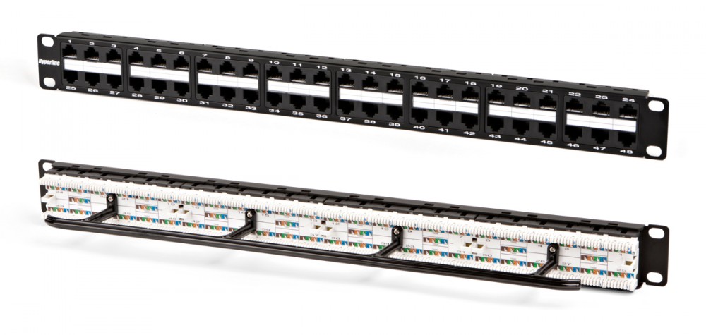 Hyperline PPHD-19-48-8P8C-C6-110D